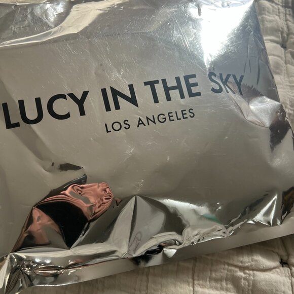 Lucy in the Sky Rose Gold Sequin Bodycon Dress Size M NWT - Picture 6 of 7